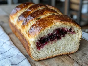 Homemade Bread with Jam