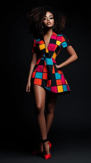 Vibrant Elegance: Showcasing Confidence and Style